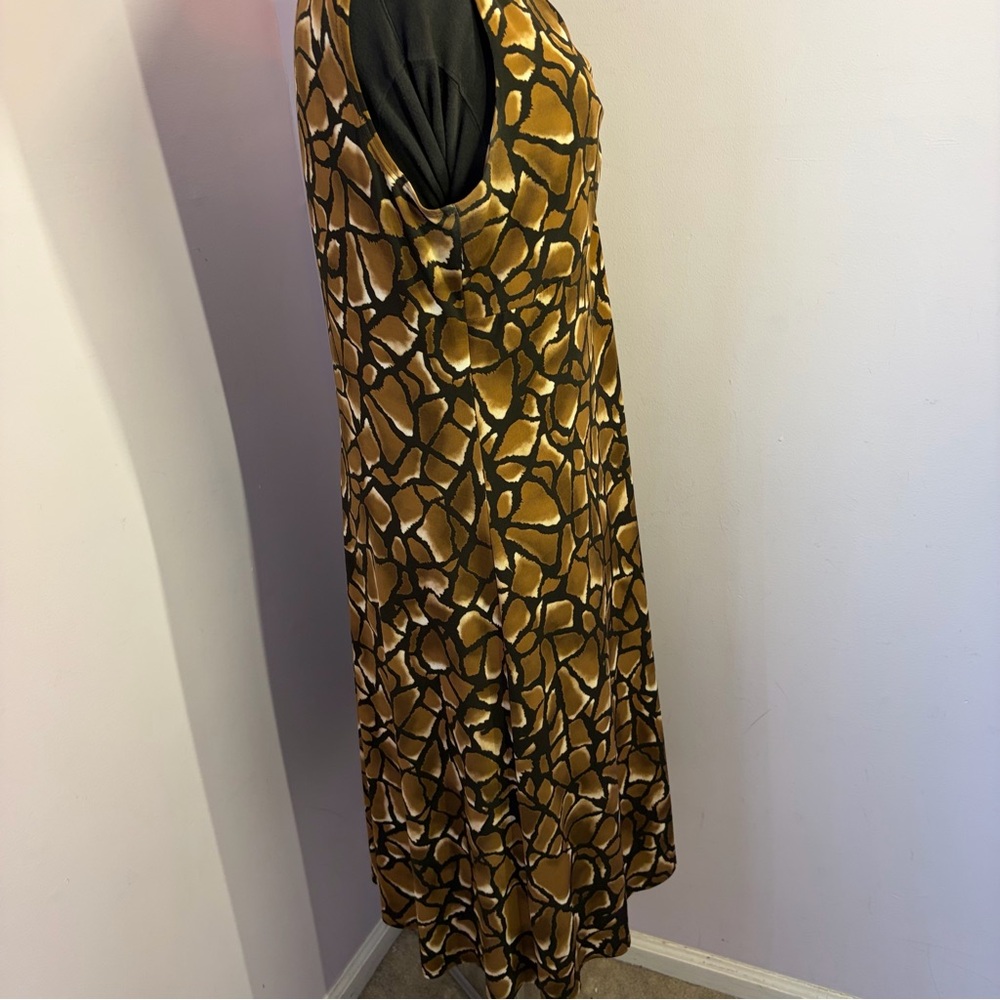 Chico's Brown and Black Dress, EUC, Size3(XL) - Picture 5 of 10